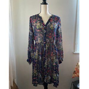 Sheer floral dress